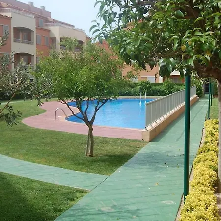 Marina St Jordi Bajos Gran Terraza, Piscina 6 Personas Apartment *